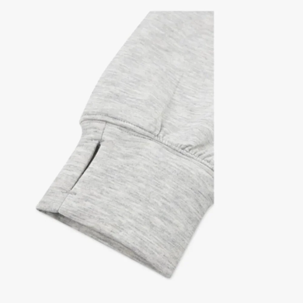 Abercrombie Kids YPB Neoknit Active Kids Zip-Up Hoodie, Heather Gray, Size 11/12 - Picture 3 of 7